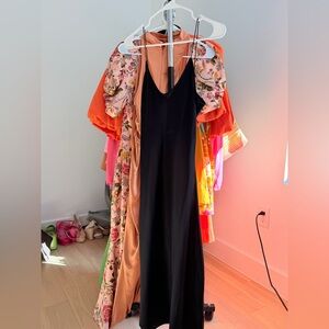 Cami NYC Black Slip Midi Dress